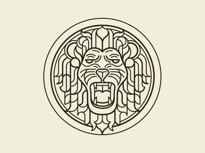 versace lion sketch|versace symbolism.